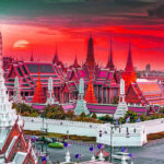 bangkok-grand-palace-red-sky